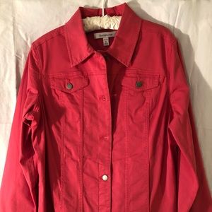Jean jacket XL Croft and Barrow Salmon colored